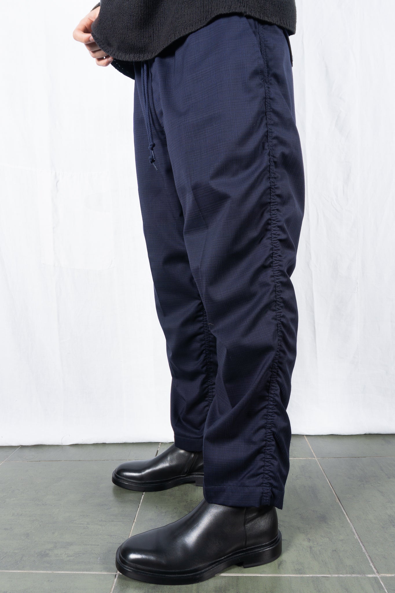 Junya Watanabe Man S/S 2021 classic stretch trousers – front view | Recente Studio