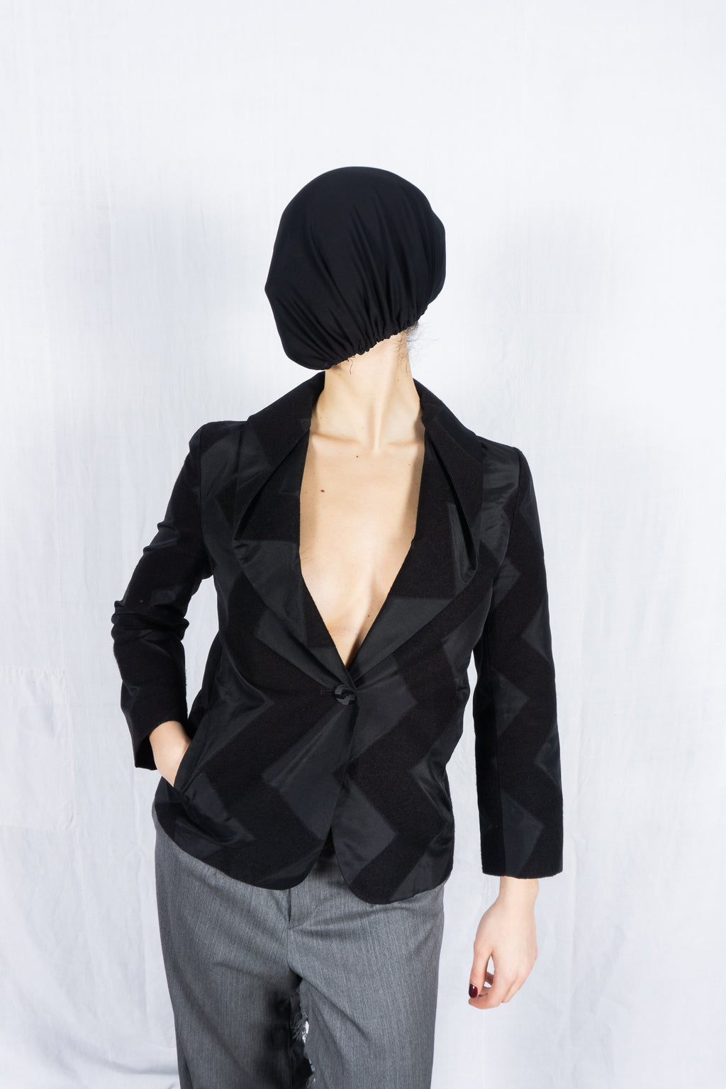 Issey Miyake A/W 2011 inserts blazer – back view | Recente Studio