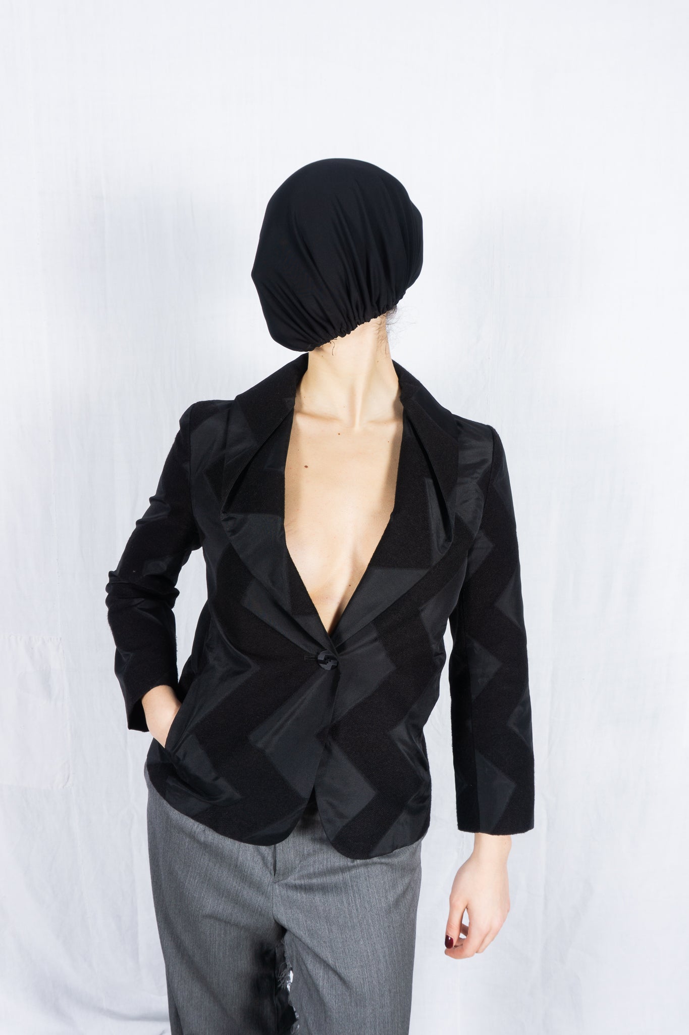 Issey Miyake A/W 2011 inserts blazer – back view | Recente Studio