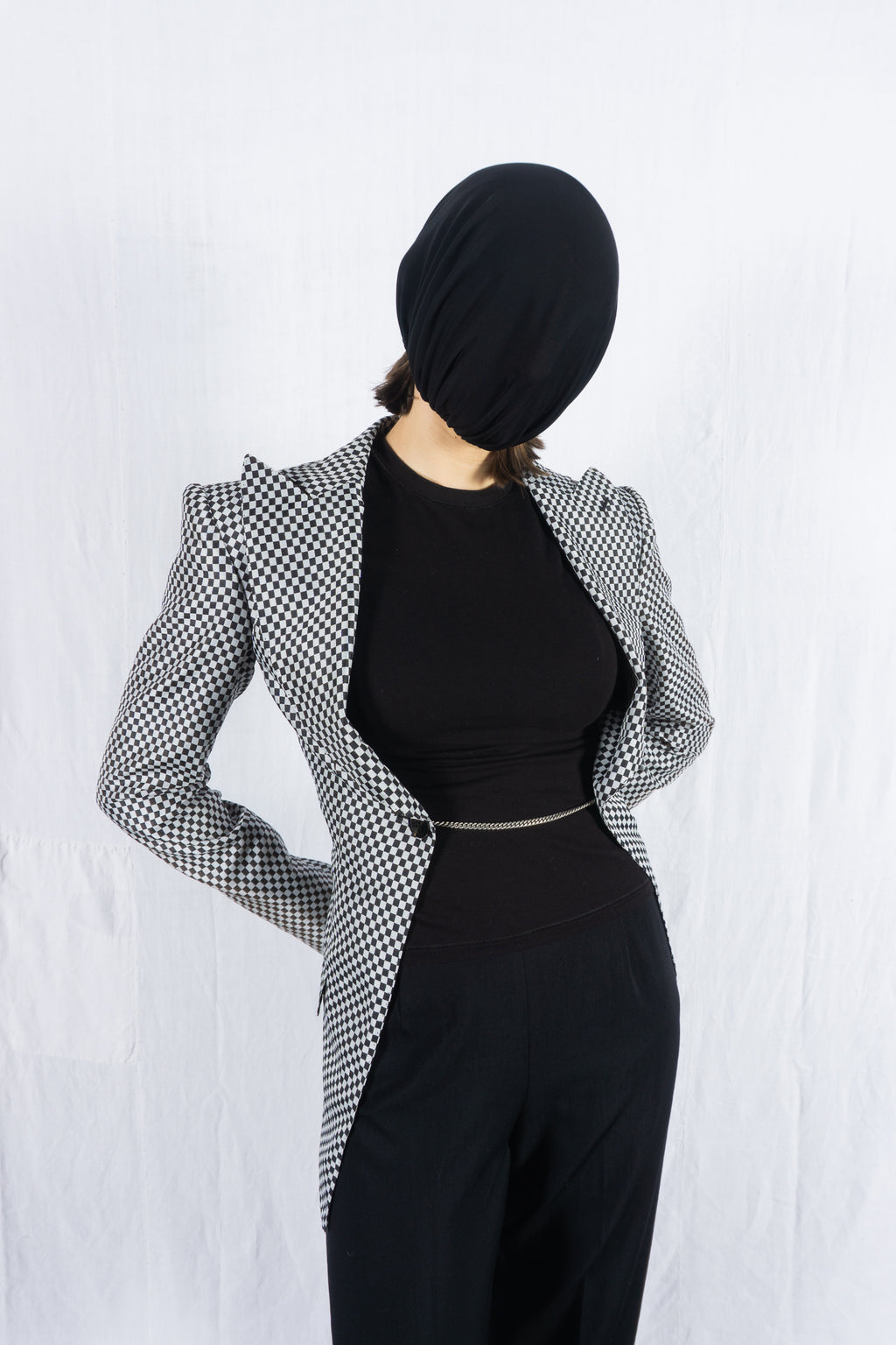 Junya Watanabe S/S 2010 checkered jacket – front view | Recente Studio
