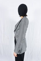 Junya Watanabe SS10 checkered jacket – collar detail | Recente Studio