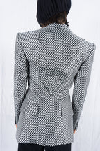 Junya Watanabe S/S 2010 checkered jacket – side view | Recente Studio