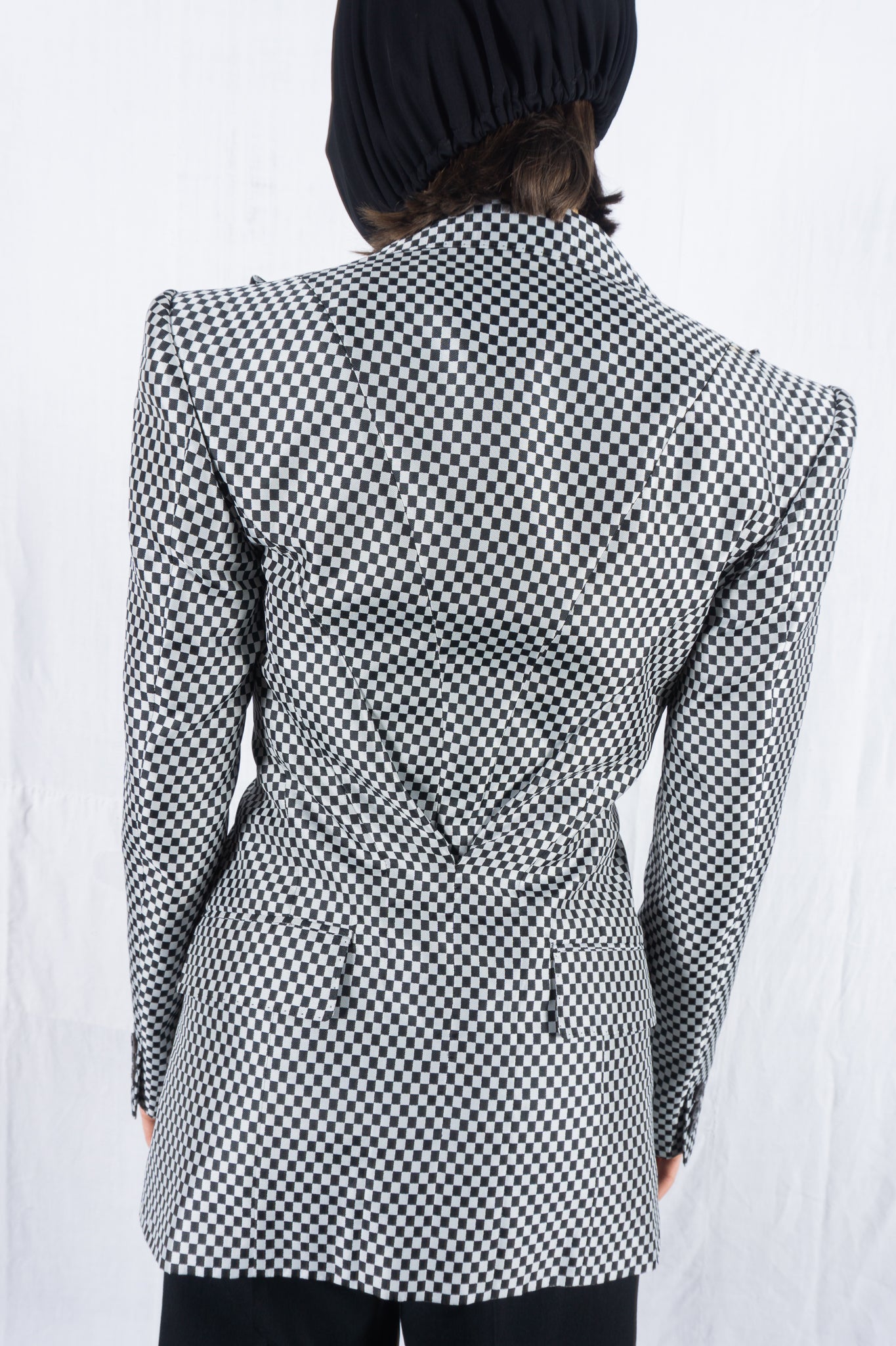 Junya Watanabe S/S 2010 checkered jacket – side view | Recente Studio