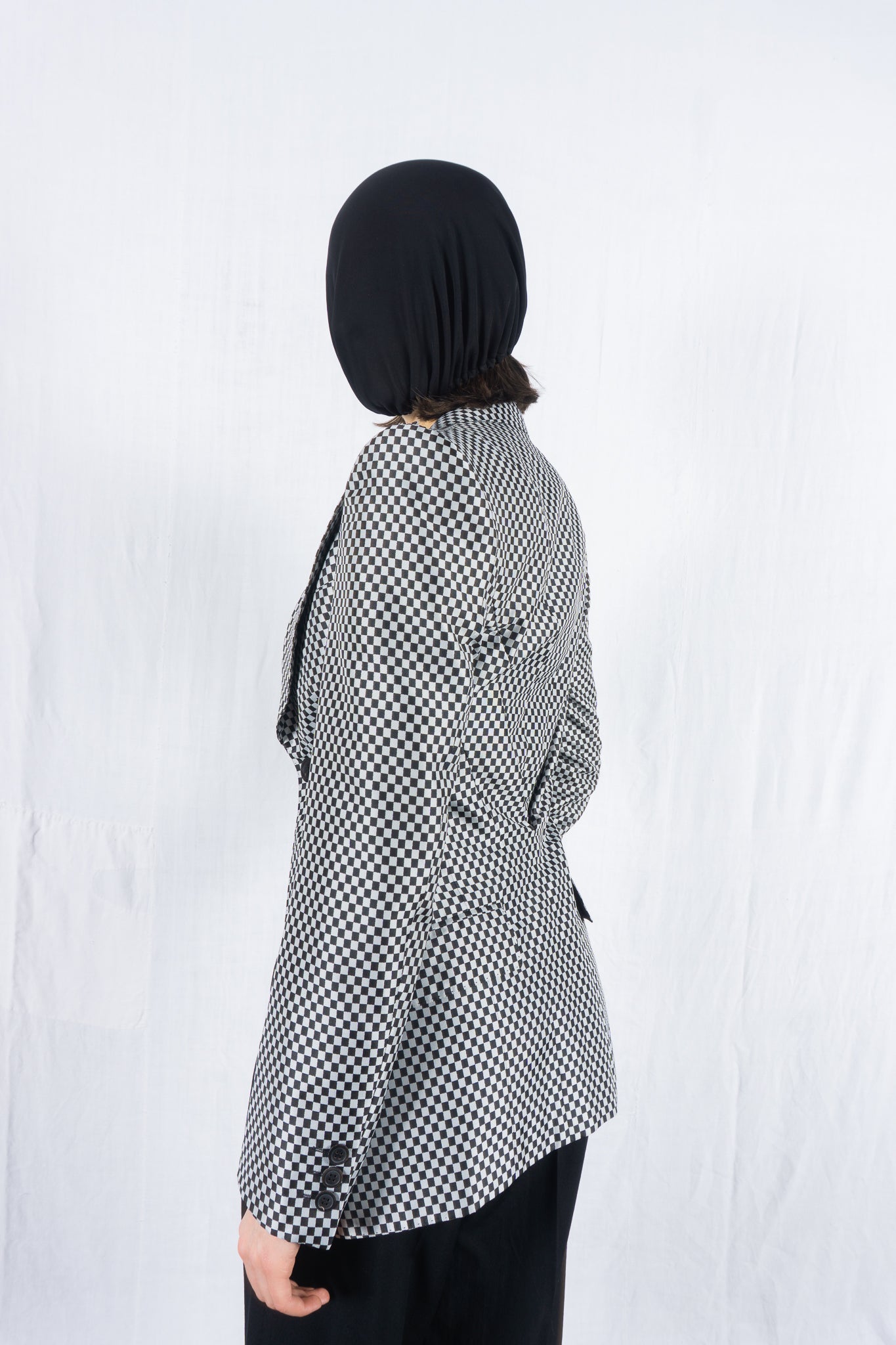 Junya Watanabe S/S 2010 checkered jacket – back view | Recente Studio