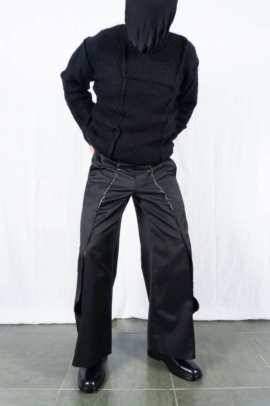 Comme des Garçons Homme Plus A/W 2024 deconstructed pants – waist detail | Recente Studio