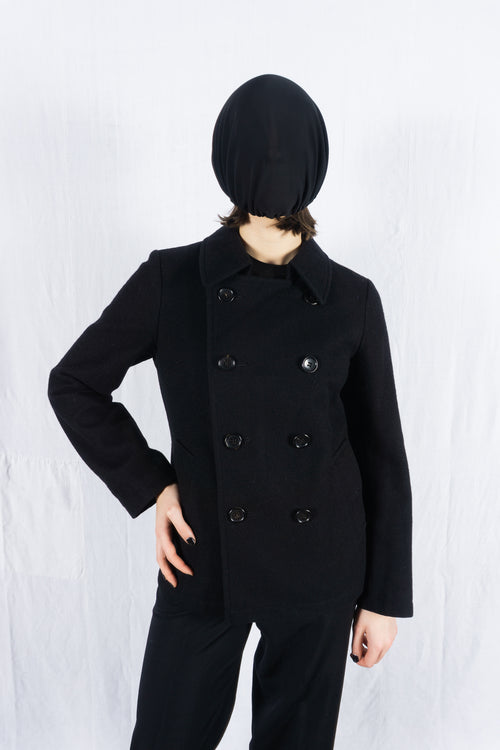 Junya Watanabe AW08 peacoat – side view | Recente Studio