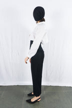 Comme des Garçons AW88 office pants – waist detail | Recente Studio