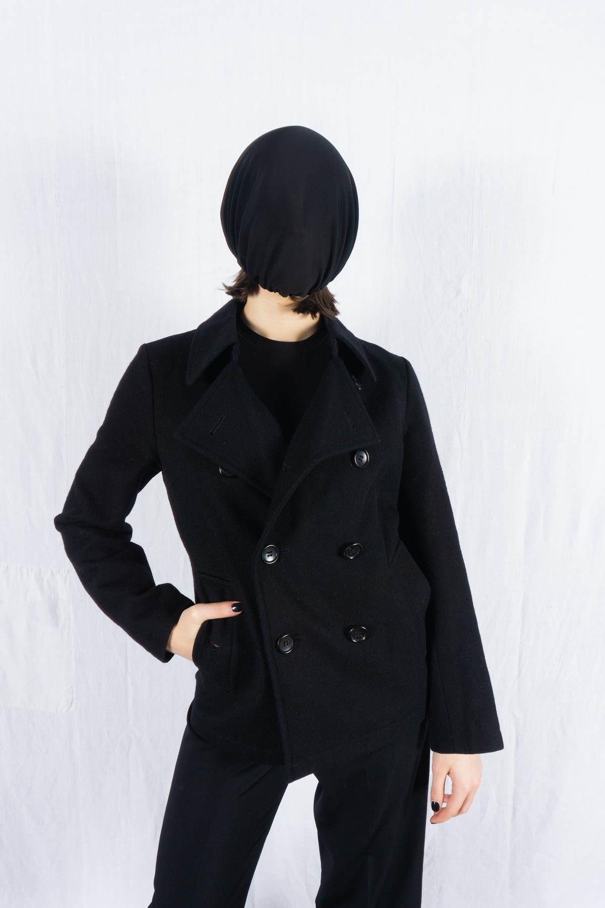 Junya Watanabe A/W 2008 peacoat – back view | Recente Studio