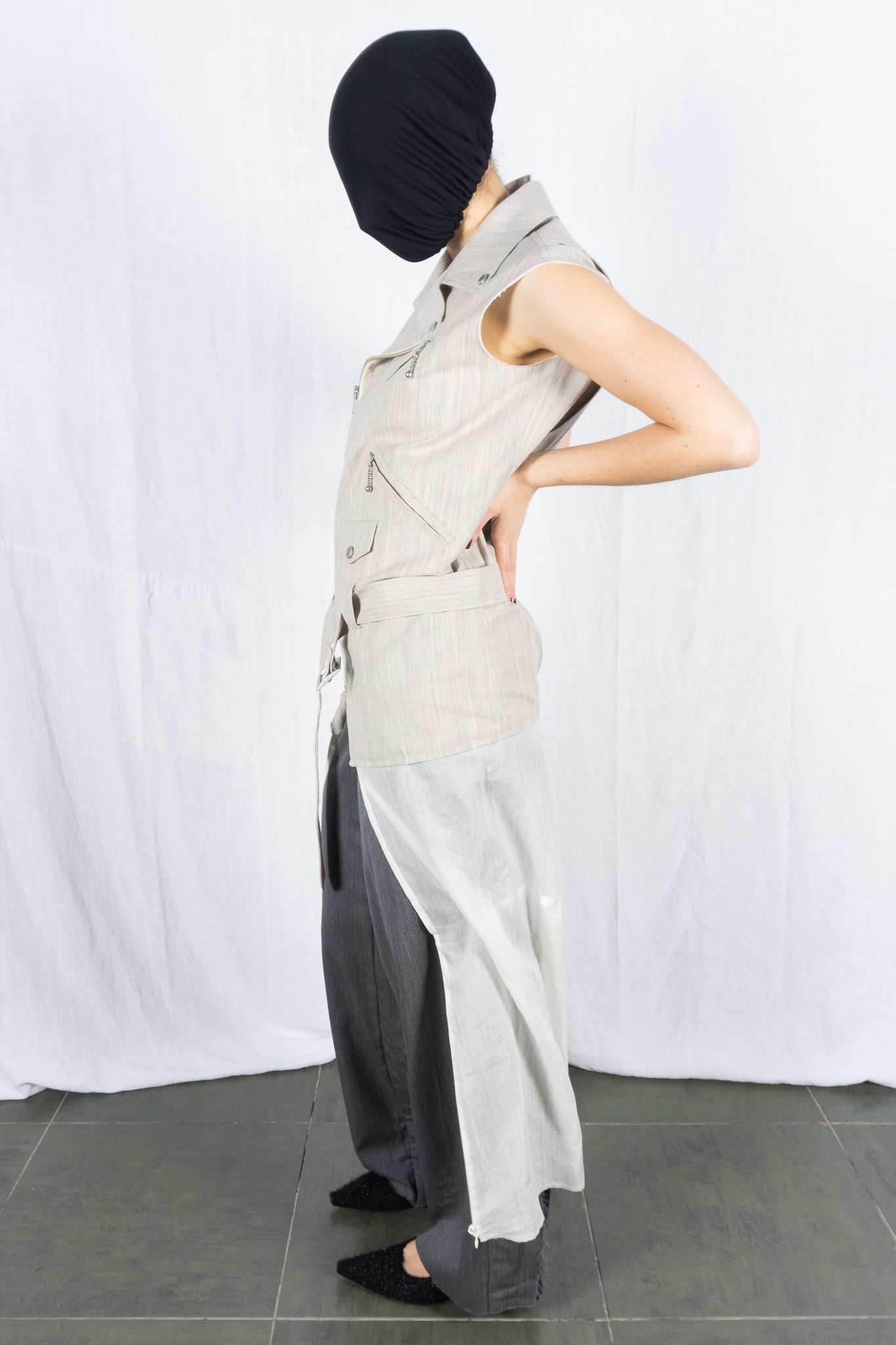 Junya Watanabe Comme des Garçons S/S 2021 biker vest dress – full length | Recente Studio