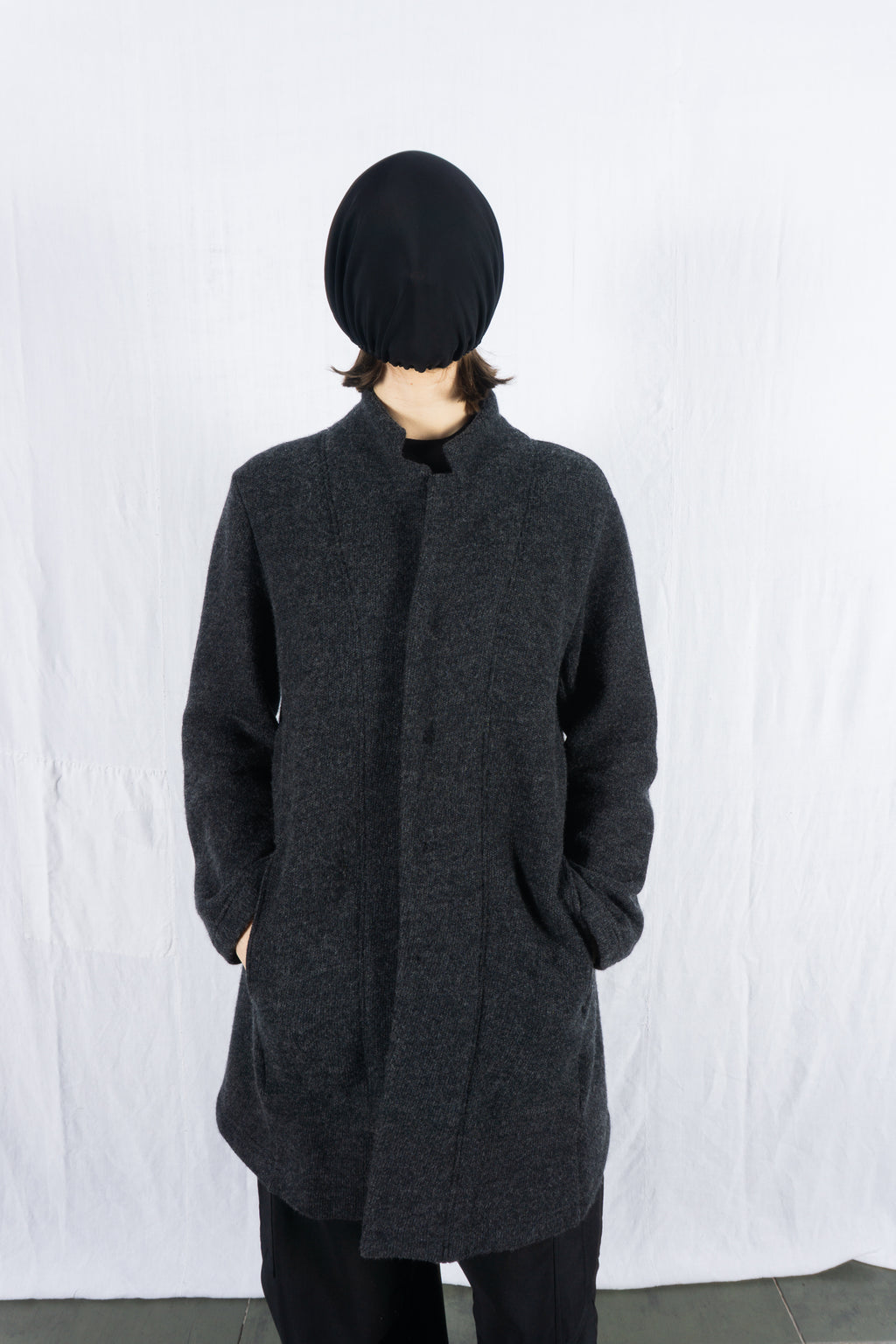 Plantation 2010s wool coat – side view | Recente Studio