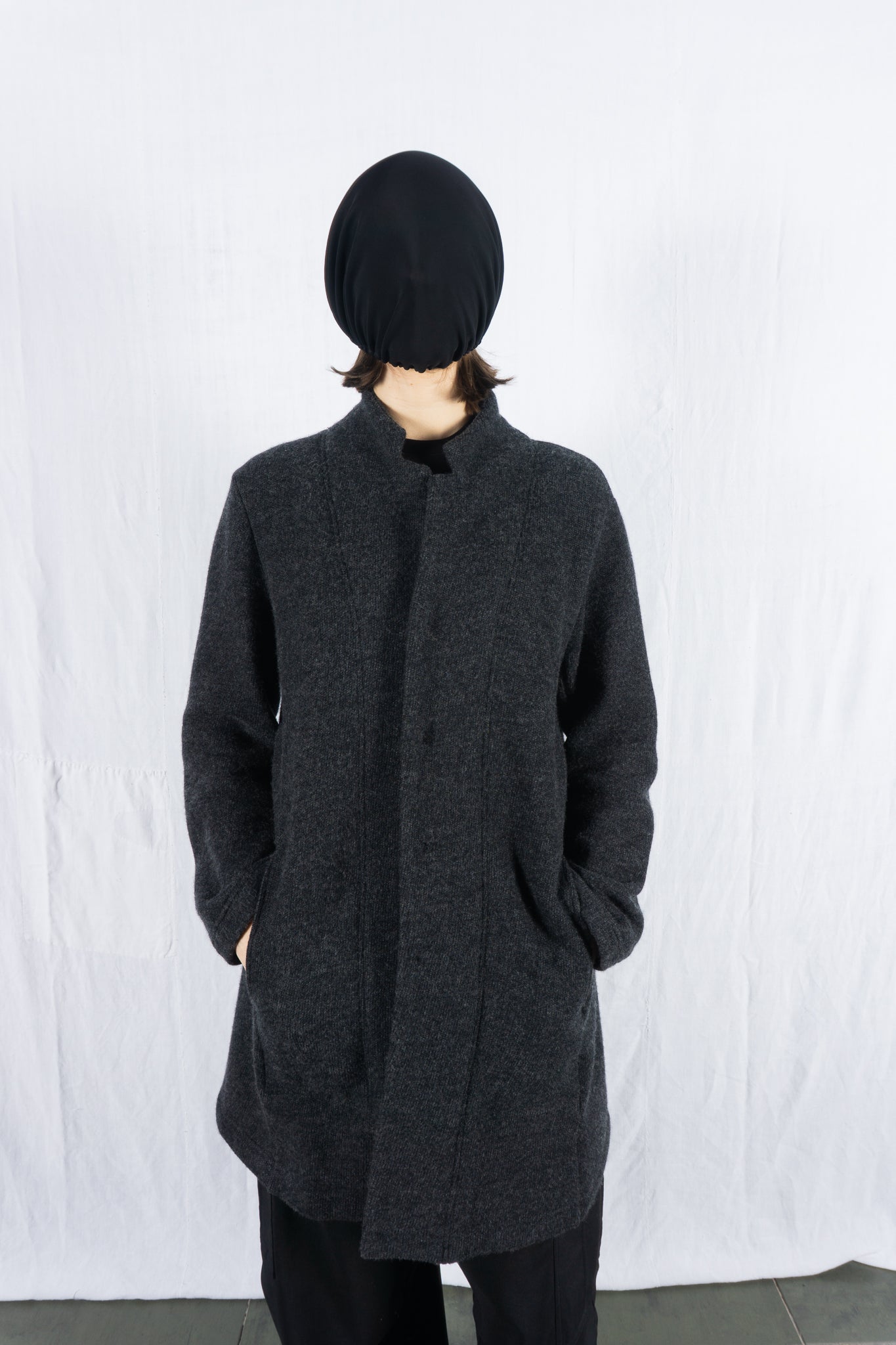 Plantation 2010s wool coat – side view | Recente Studio