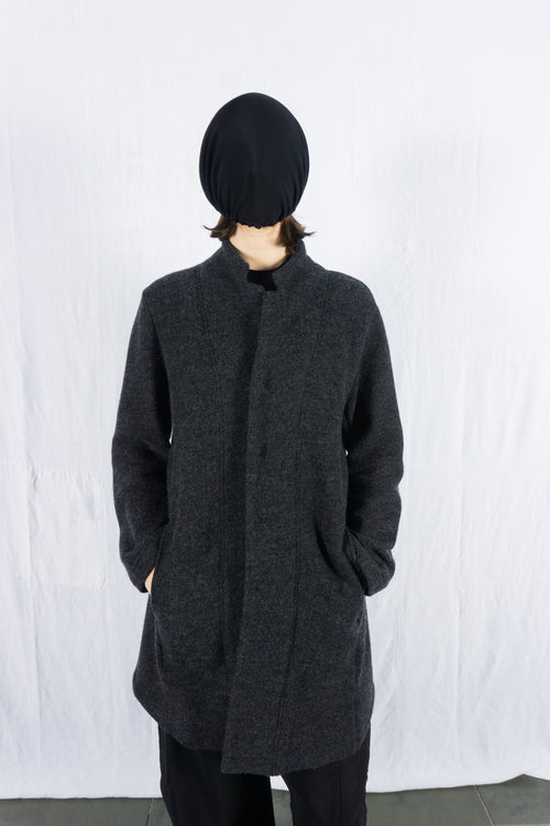 Plantation 2010s wool coat – side view | Recente Studio