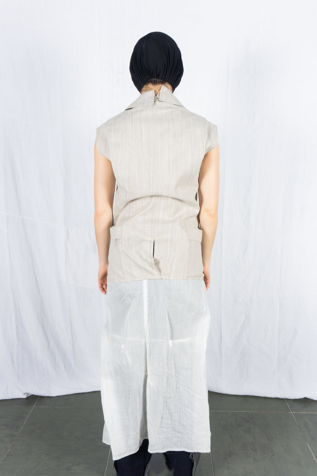 Junya Watanabe Comme des Garçons S/S 2021 biker vest dress – hem detail | Recente Studio