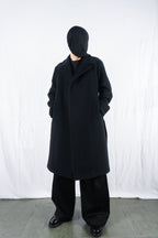 Masakï Matsushïma Couturier 2000s wool cashmere overcoat – front view | Recente Studio