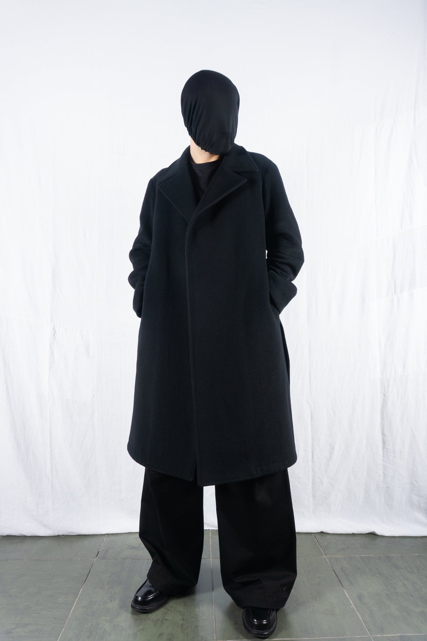 Masakï Matsushïma Couturier 2000s wool cashmere overcoat – front view | Recente Studio