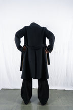 Masakï Matsushïma Couturier 2000s wool cashmere overcoat – back view | Recente Studio