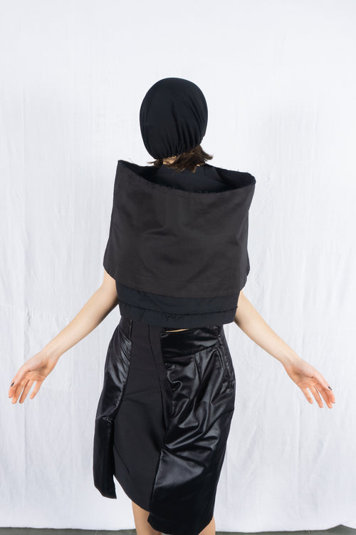 Comme des Garçons S/S 2020 cropped shoulder top – front view | Recente Studio