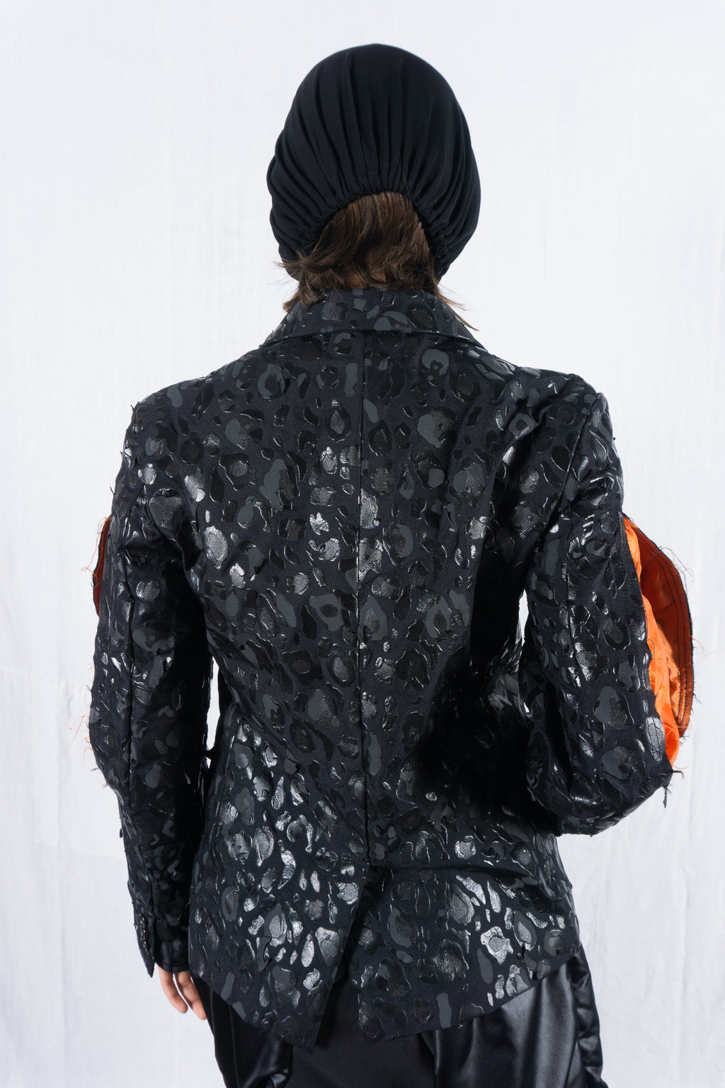 BLACK Comme des Garçons S/S 2021 patches jacket – full length | Recente Studio