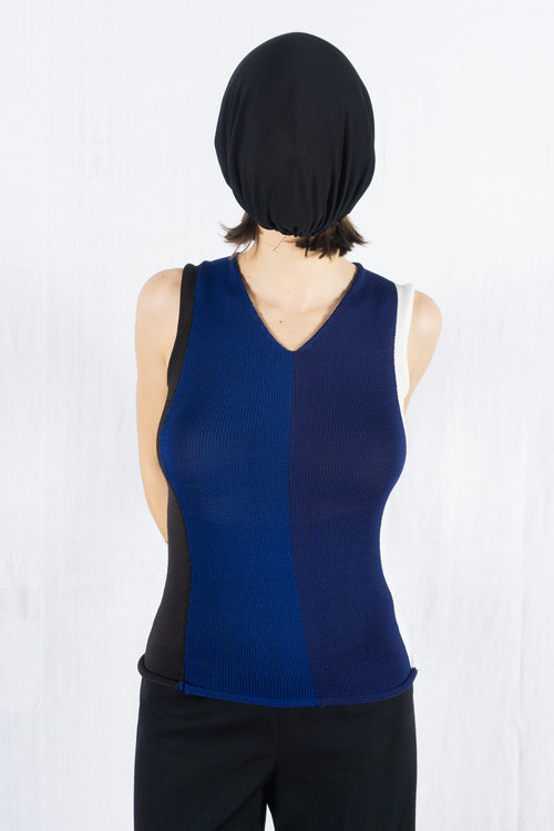 Comme des Garçons S/S 1996 sleeveless knit – front view | Recente Studio