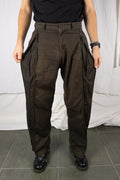 Issey Miyake Men A/W 1999 parachute pants green – front view | Recente Studio