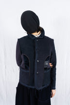 Undercover A/W 2000 Melting Pot deconstructed jacket – front view | Recente Studio