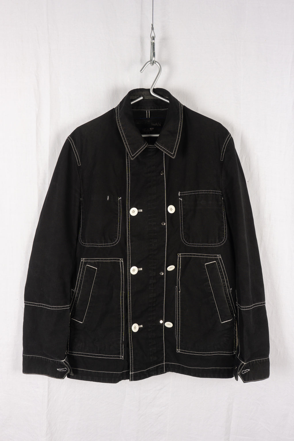 Junya Watanabe Man x Pointer Brand S/S 2006 reversible jacket – collar detail | Recente Studio