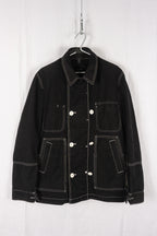 Junya Watanabe Man x Pointer Brand S/S 2006 reversible jacket – collar detail | Recente Studio