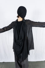 Yohji Yamamoto S/S 1996 sheer blouse – front view | Recente Studio