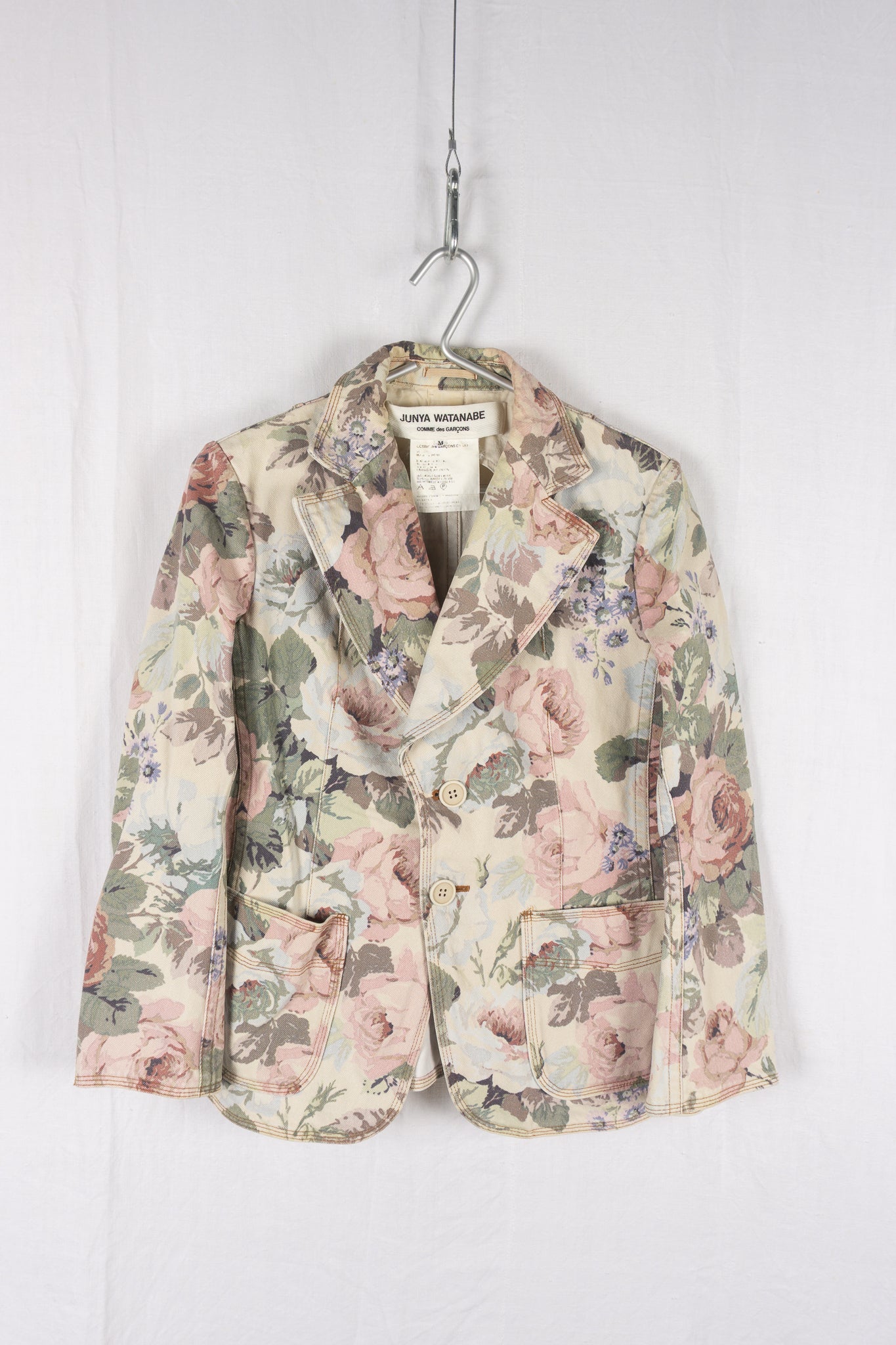 Junya Watanabe S/S 2002 floral jacket – front view | Recente Studio