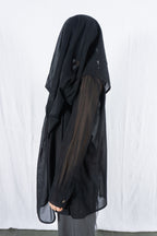 Yohji Yamamoto SS96 sheer blouse – back view | Recente Studio