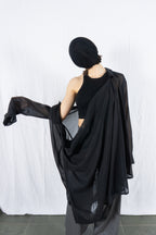 Yohji Yamamoto S/S 1996 sheer blouse – side view | Recente Studio