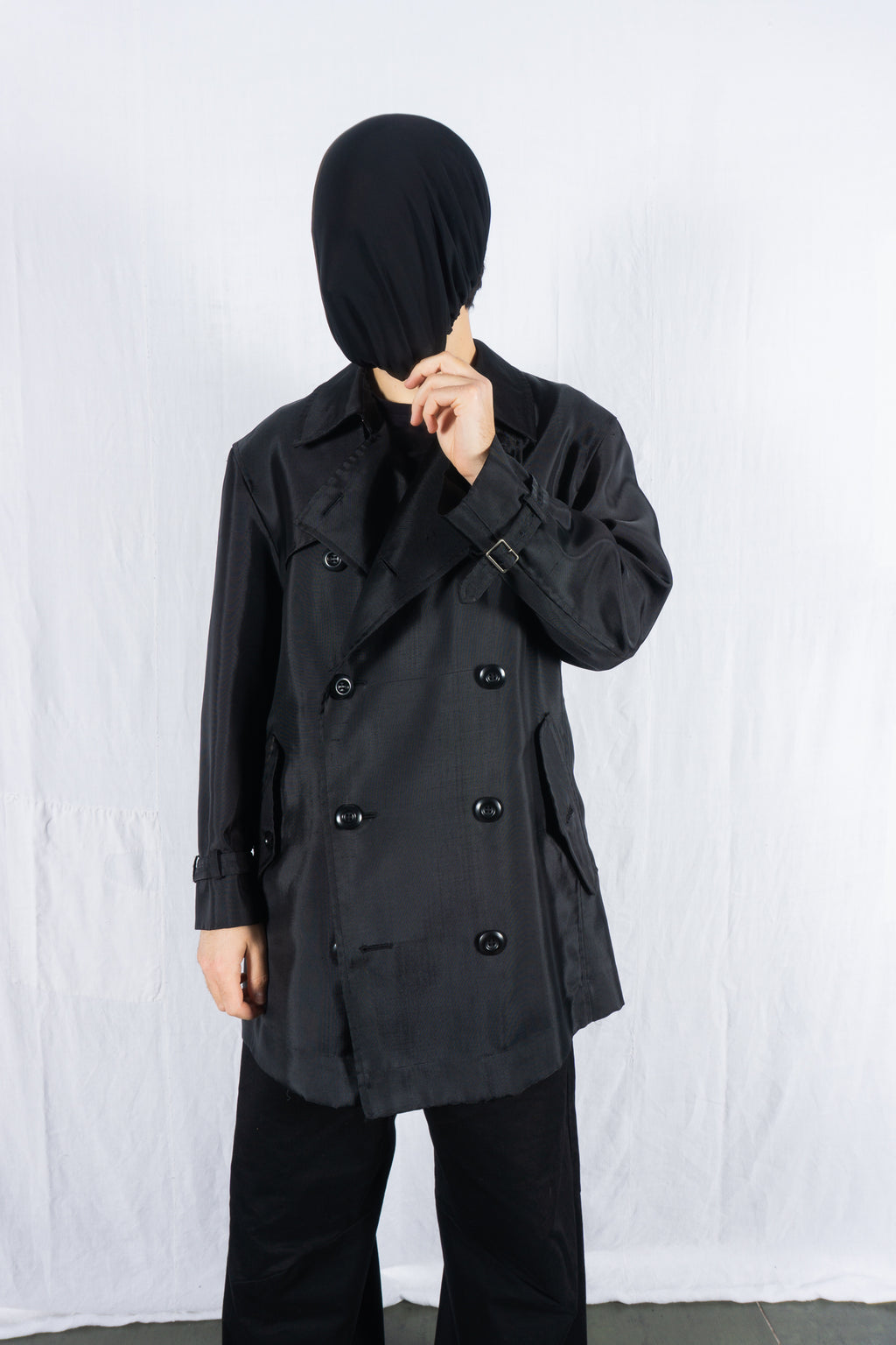 Issey Miyake Men A/W 1997 trench coat – full length | Recente Studio