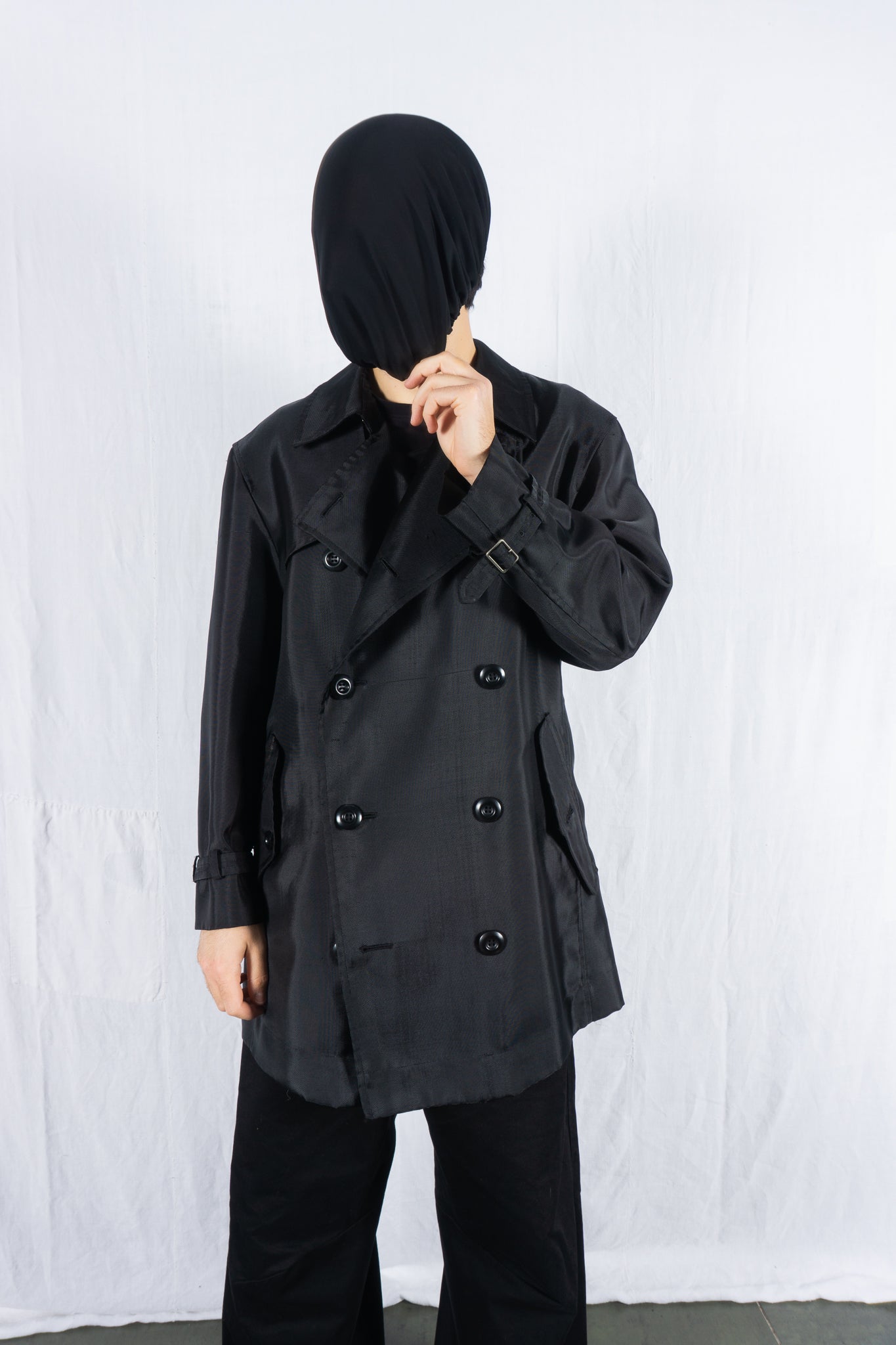 Issey Miyake Men A/W 1997 trench coat – full length | Recente Studio