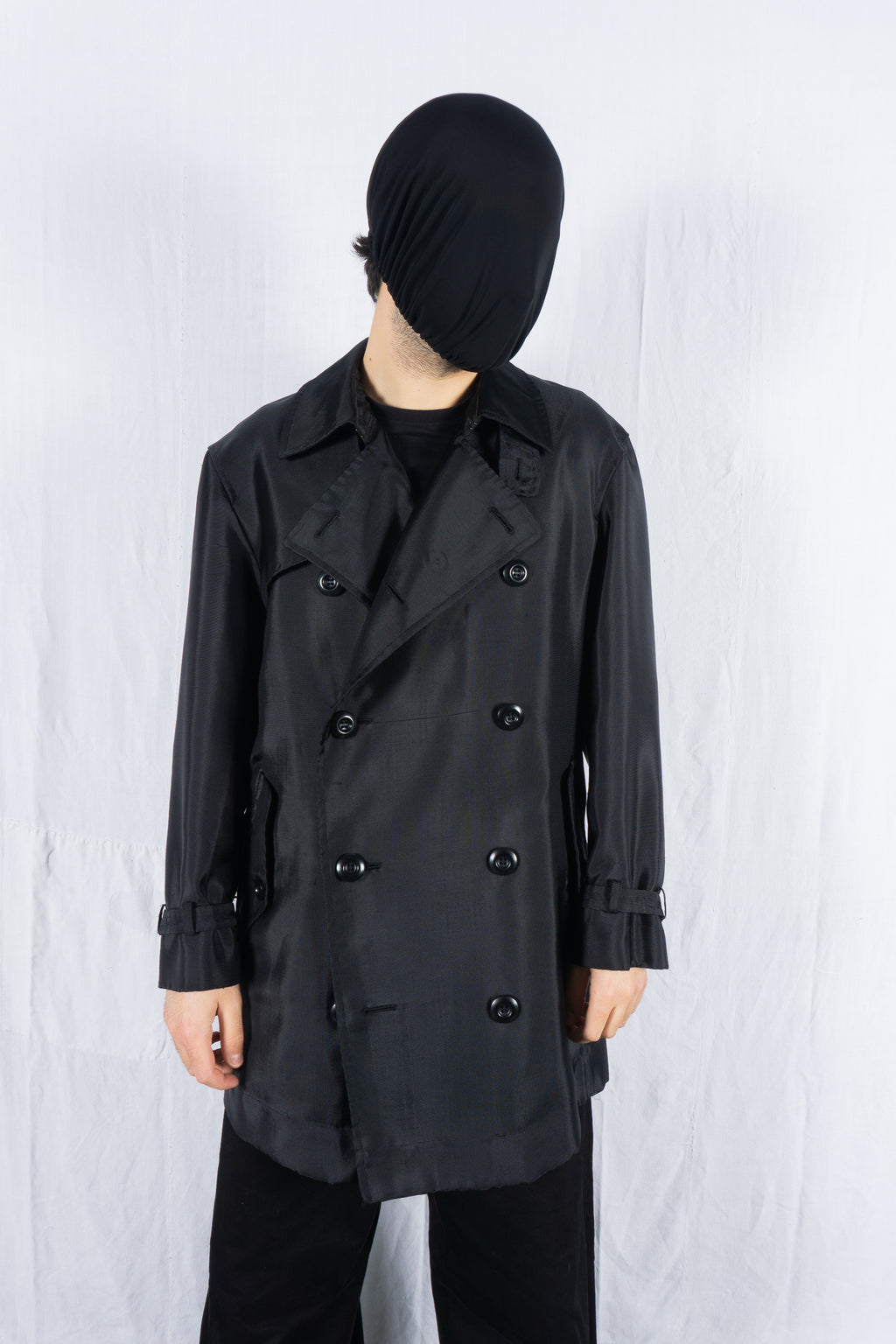 Issey Miyake Men AW97 trench coat – open front | Recente Studio