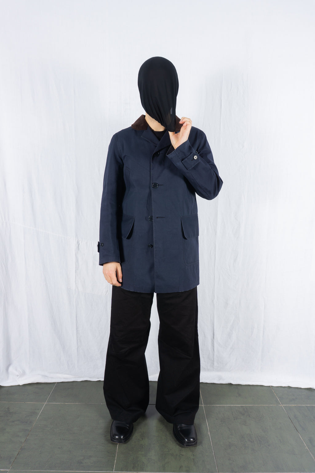Junya Watanabe Man x Mackintosh S/S 2010 trench coat – collar detail | Recente Studio
