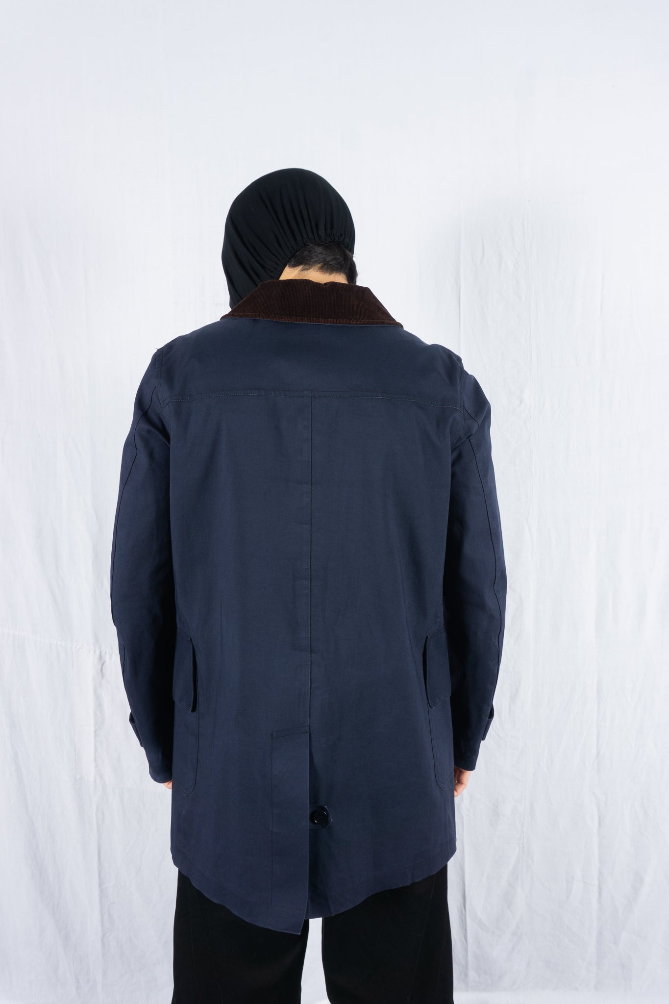 Junya Watanabe Man x Mackintosh SS10 trench coat – back view | Recente Studio