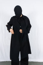 Yohji Yamamoto d’URBAN A.A.R. 1990s long coat – front view | Recente Studio