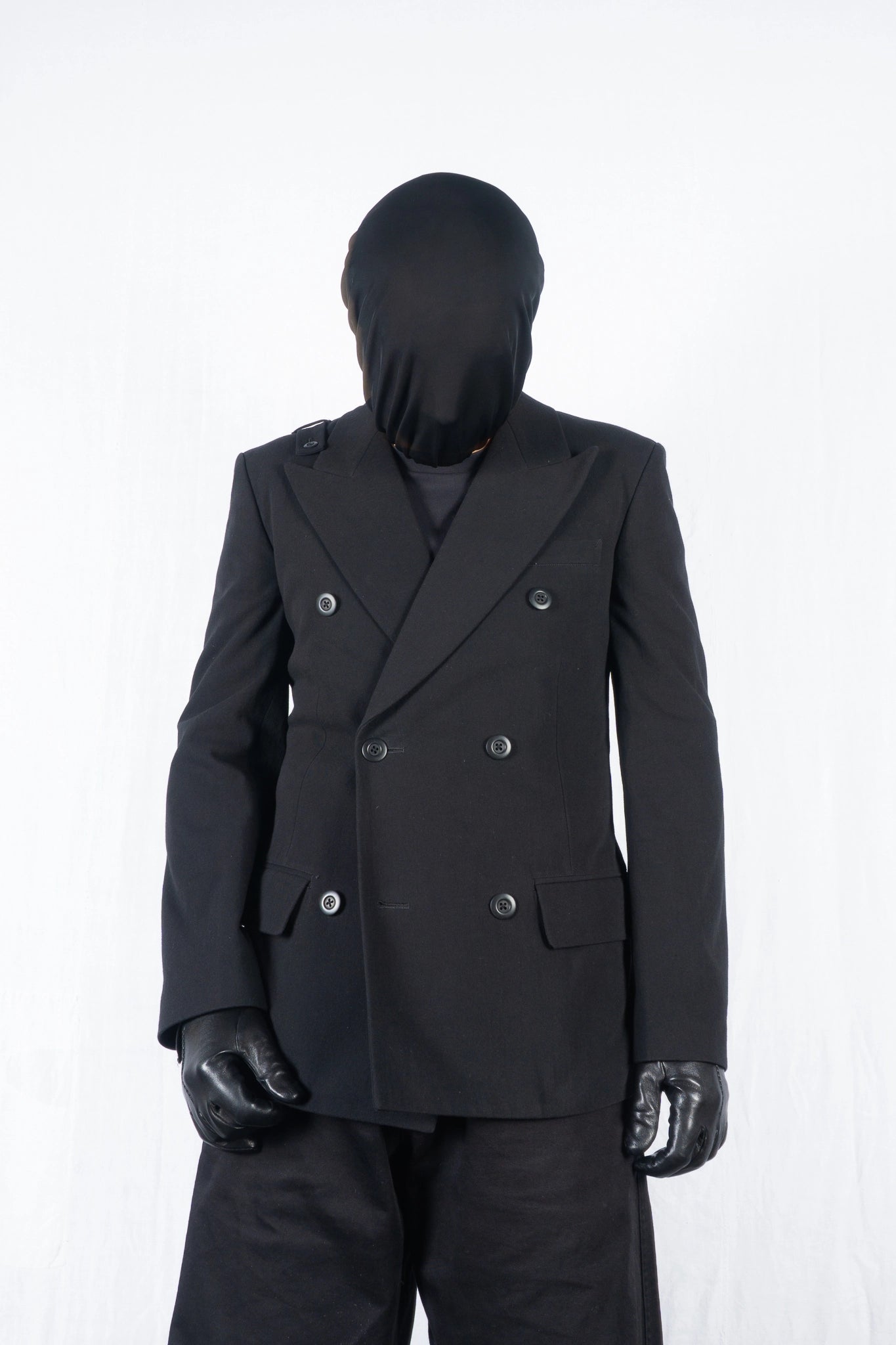 Yohji Yamamoto Pour Homme A/W 2013 double-breasted jacket – front view | Recente Studio