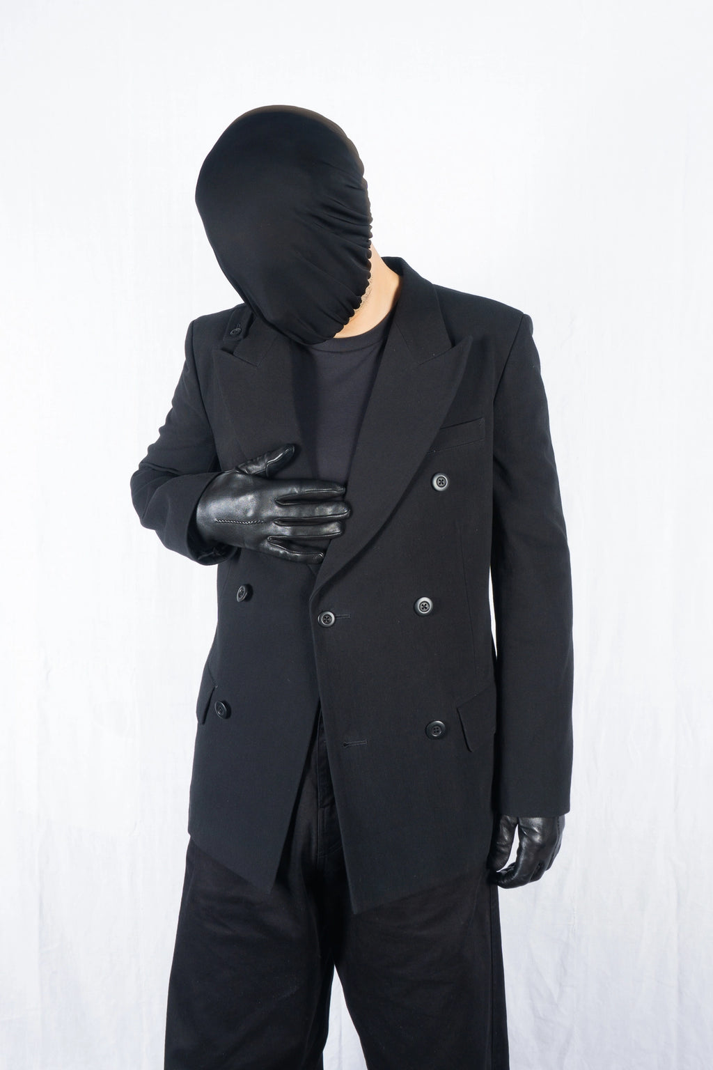 Yohji Yamamoto Pour Homme AW13 double-breasted jacket – lapel detail | Recente Studio