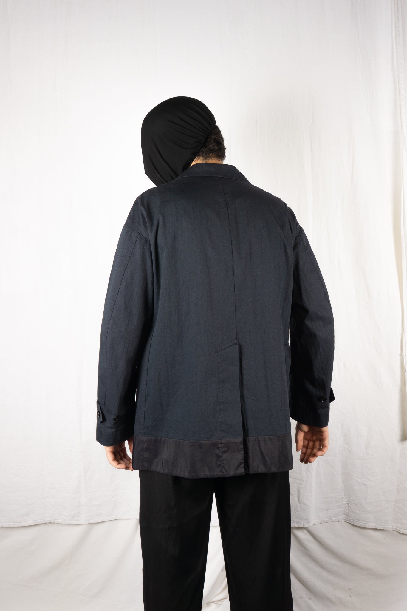 Issey Miyake Permanente 1990s work jacket – back view | Recente Studio