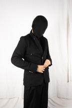 Comme des Garçons Homme Plus A/W 2005 horizontal zip jacket – button closure | Recente Studio