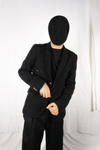 Comme des Garçons Homme Plus A/W 2005 horizontal zip jacket – back view | Recente Studio