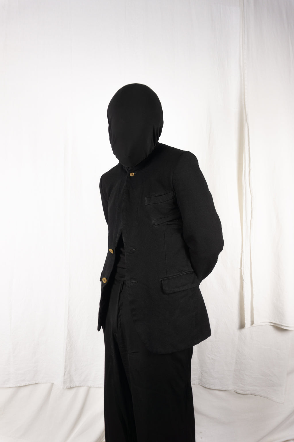 Comme des Garçons Homme Plus A/W 2005 horizontal zip jacket – collar detail | Recente Studio