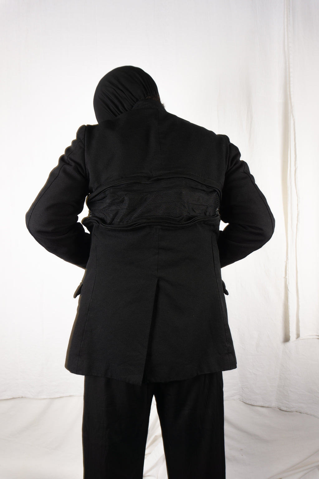 Comme des Garçons Homme Plus A/W 2005 horizontal zip jacket – full length | Recente Studio