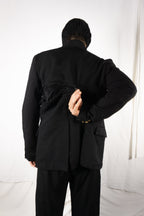 Comme des Garçons Homme Plus A/W 2005 horizontal zip jacket – front view | Recente Studio