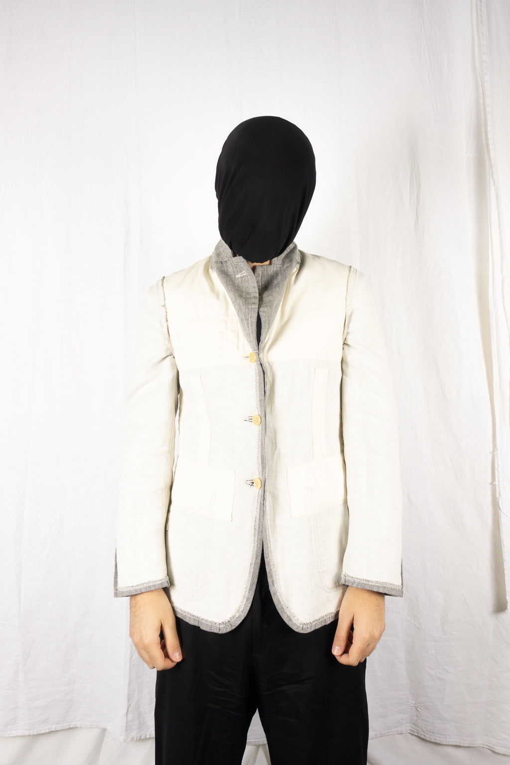 Comme des Garçons Homme Plus S/S 2004 reversible jacket – side view | Recente Studio