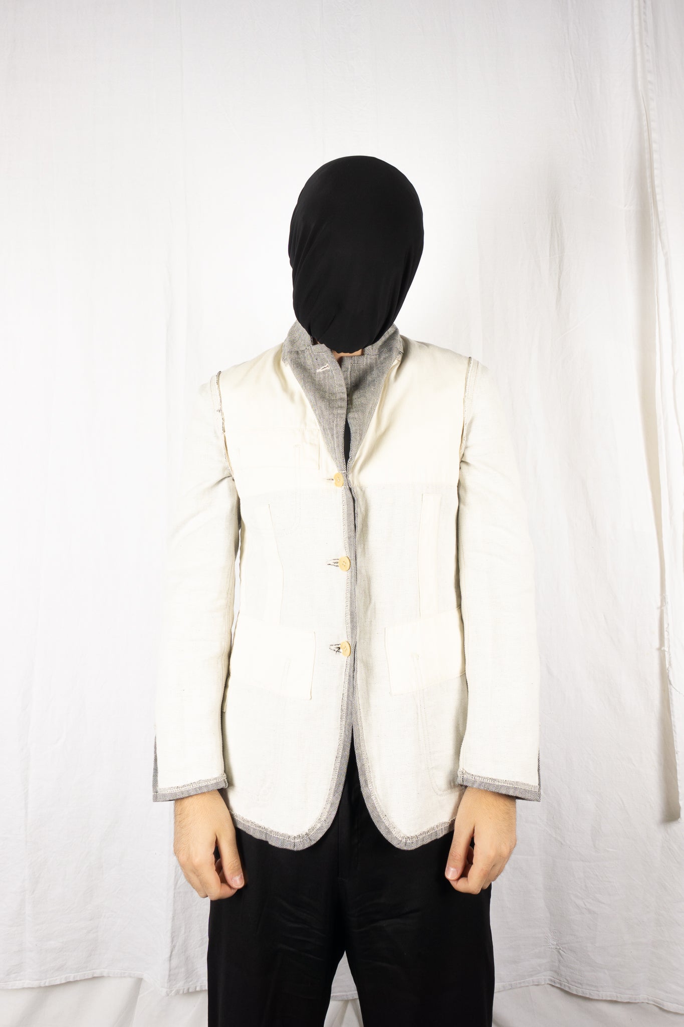 Comme des Garçons Homme Plus S/S 2004 reversible jacket – side view | Recente Studio
