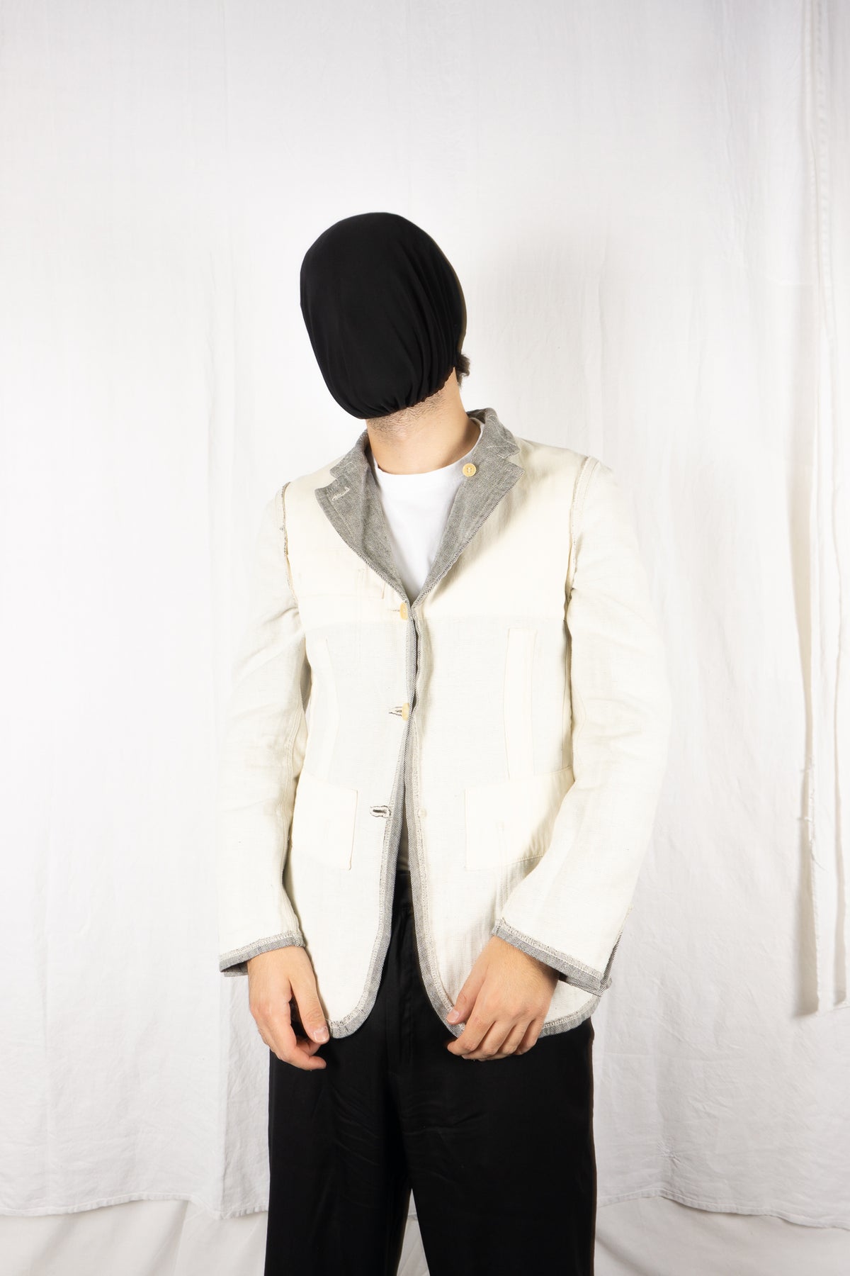 Comme des Garçons Homme Plus S/S 2004 reversible jacket – lining detail | Recente Studio