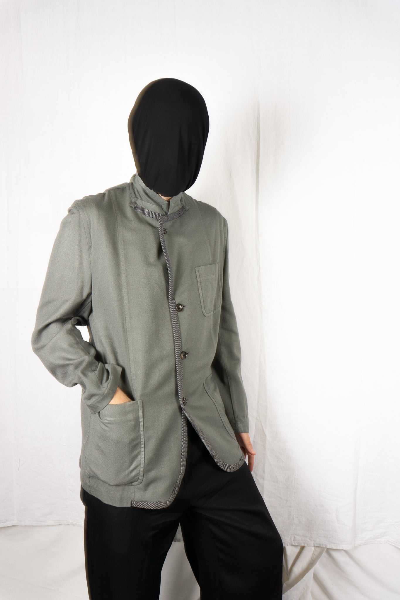 Comme des Garçons Homme Plus S/S 2002 jacket – collar detail | Recente Studio