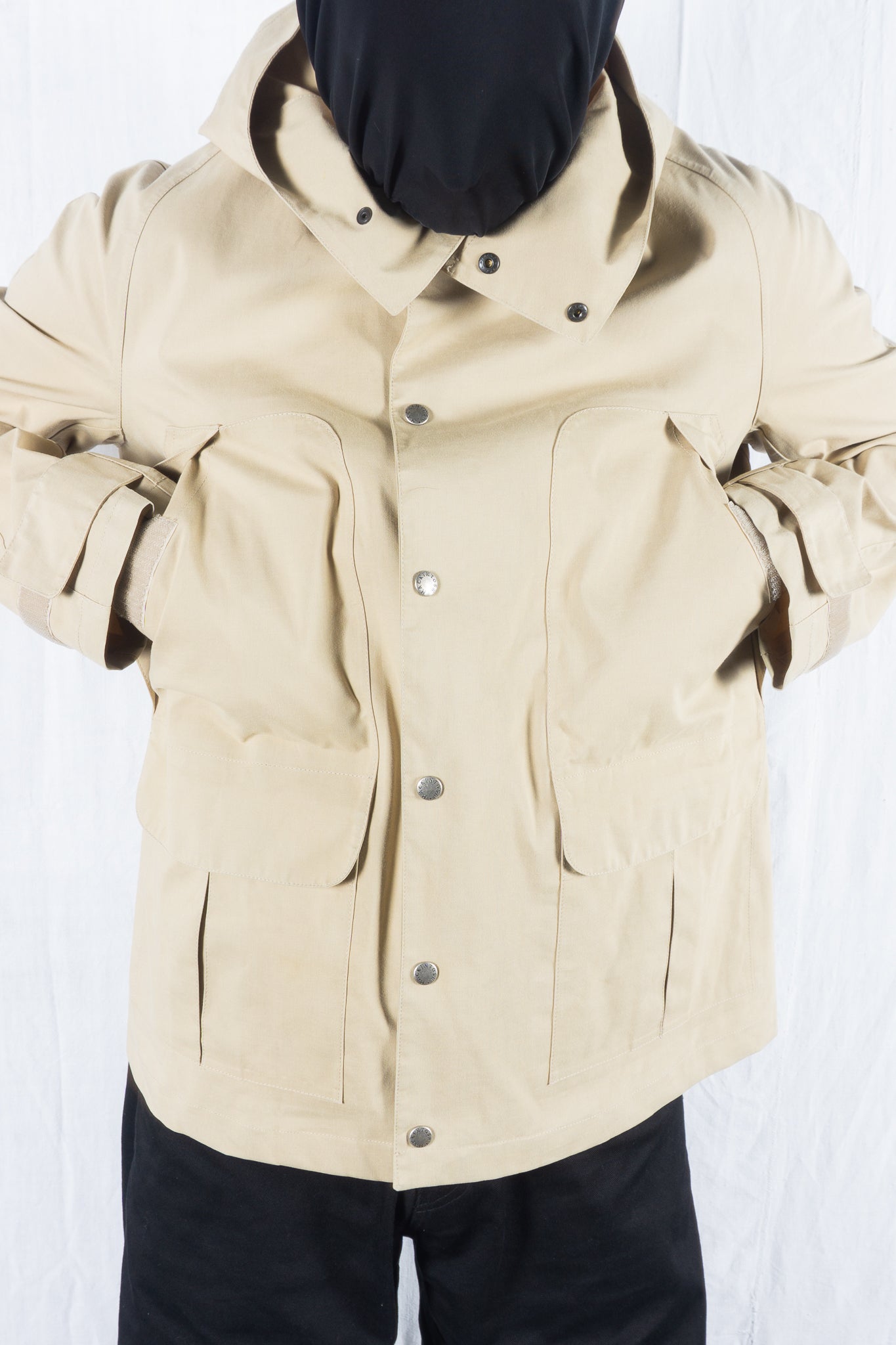 Junya Watanabe Man x Mackintosh S/S 2010 wind jacket – side view | Recente Studio